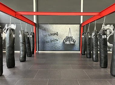 Studio boxing en gimnasio Global